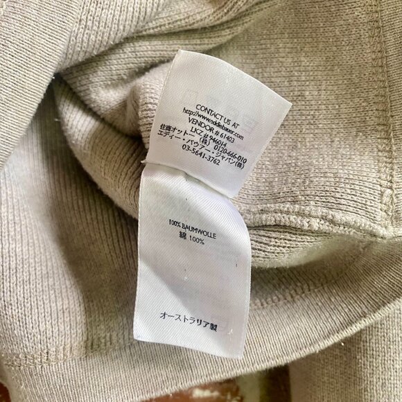 Eddie Bauer Men's Mock Turtleneck Sweater, Pale Gray, Cotton, Size XXL. - Picture 9 of 12